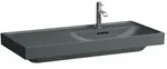 Waschtisch MEDA 460x1000x160 Ablage links 1 Hahnloch mit &Uuml;berlauf Wei&szlig;