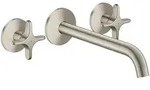 Hansgrohe AXOR One 3-Loch Waschtischarmatur Unterputz Wandmontage 220mm...