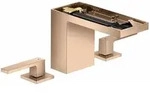 Hansgrohe AXOR MyEdition 3-Loch Waschtischarmatur 110 mit Push-Open Ablaufgarnitur