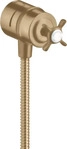 Hansgrohe 16882140, Hansgrohe AXOR Montreux Wandanschluss Stop Brushed Bronze, DN15