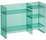 Laufen Regal &bdquo;Kartell&ldquo; 260 &times; 530 &times; 750 mm in Smaragdgr&uuml;n
