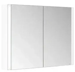 KEUCO SOMARIS Spiegelschrank Wandvorbau 2-t&uuml;rig mit Spiegelheizung, wei&szlig; matt