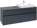 Villeroy & Boch Collaro Waschbeckenunterschrank C086B0 1400x548x500mm Marine...