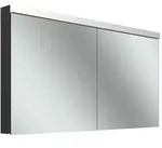 Schneider Spiegelschrank &bdquo;LOW plus LED&ldquo; 1395 &times; 747 &times; 133 mm in schwarz...