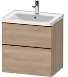 Duravit Waschtischunterschrank wandh&auml;ngend &bdquo;D-Neo&ldquo; 63,4 &times; 62,5 &times; 45,2 cm...