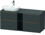 Duravit Waschtischunterschrank wandh&auml;ngend &bdquo;D-Neo&ldquo; 140 &times; 66,4 &times; 55 cm...