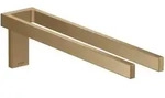 Hansgrohe AXOR Universal Rectangular Handtuchhalter zweiarmig, Brushed Bronze,...