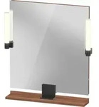Duravit Spiegel &bdquo;Sivida&ldquo; 65 &times; 65 cm in Diamantschwarz