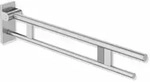 HEWI St&uuml;tzklappgriff Duo, Edelstahl, 900 mm, rechts
