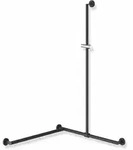 HEWI Duschhandlauf System 900, links, schwarz