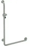 HEWI Winkelgriff mit Brausehalter Serie 801, Polyamid, matt, Metallkern,...