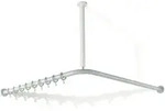 HEWI Vorhangstange Serie 801, PG90, Tiefschwarz