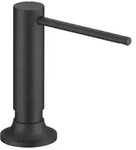 Dornbracht VAIA Spender mit Rosette - Schwarz matt, Chrom, Ausladung 140 mm,...
