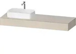 Duravit Konsole &bdquo;Qatego&ldquo; in Taupe Supermatt
