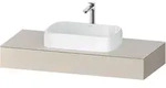 Duravit Konsole &bdquo;Qatego&ldquo; in Taupe Matt