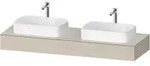 Duravit Konsole &bdquo;Qatego&ldquo; in Taupe Supermatt
