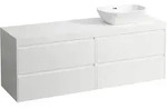 Waschtischunterbau+Waschtischplatte (MODULAR SYSTEM) LANI 495x1570x580 mit...