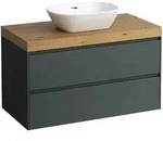 Waschtischunterbau+Waschtischplatte (MODULAR SYSTEM) LANI 495x985x580 mit...