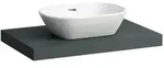 Waschtisch-Platte LANI 495x785x65 mit Ausschnitt mittig inklusive 2