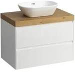 Waschtischunterbau+Waschtischplatte (MODULAR SYSTEM) LANI 495x785x580 mit...