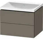 Duravit M&ouml;belset c-shaped Set wandh&auml;ngend wandh&auml;ngend &bdquo;L-Cube&ldquo; 60 &times; 48...