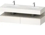 Einbauwaschtisch mit Konsolenwaschtischunterbau &bdquo;Qatego&ldquo; 160 &times; 55 &times; 60...