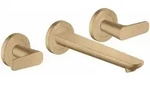 Hansgrohe AXOR Citterio C 3-Loch Waschtischarmatur Unterputz Brushed Bronze...
