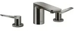 Dornbracht LISSE Waschtisch-Dreilochbatterie mit Ablaufgarnitur Dark Chrome,