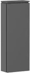 Hansgrohe Xilesa E Halbhochschrank 400&frasl;200, T&uuml;ranschlag links, Schiefergrau...