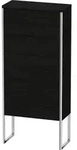 Duravit Halbhochschrank &bdquo;XSquare&ldquo; 50 &times; 113,6 &times; 23,6 cm Eiche Schwarz
