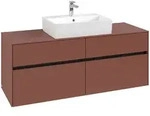 Villeroy & Boch Collaro Waschbeckenunterschrank C13100, 1400 x 548 x 500 mm,...