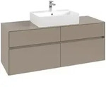 Villeroy & Boch Collaro Waschbeckenunterschrank C13100, 1400 x 548 x 500 mm, 4