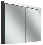 Schneider Spiegelschrank &bdquo;LOW plus LED&ldquo; 995 &times; 747 &times; 133 mm in schwarz matt