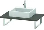 Duravit Konsole &bdquo;L-Cube&ldquo; in Flannel Grey Seidenmatt
