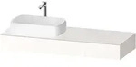 Duravit Konsole &bdquo;Qatego&ldquo; in Wei&szlig; Hochglanz
