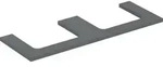 Geberit ONE Waschtischplatte, lava matt, 133,8 x 47,3 cm, 3,2 cm H&ouml;he,...