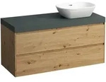Waschtischunterbau+Waschtischplatte (MODULAR SYSTEM) LANI 495x1185x580 mit...