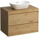Waschtischunterbau+Waschtischplatte (MODULAR SYSTEM) LANI 495x785x580 mit...