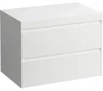 Waschtischunterbau+Waschtischplatte (MODULAR SYSTEM) LANI 495x785x580 ohne...