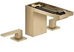 Hansgrohe AXOR MyEdition 3-Loch Waschtischarmatur Brushed Bronze, ComfortZone...