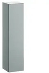 HS FOLIO 300x303x1246 1 T&uuml;r Scharn. li 4 Glasabl. Push/Pull Fossilgrau