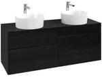 Villeroy & Boch Collaro Waschbeckenunterschrank C048B0, 1400x548x500mm, Black...