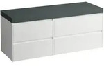 Waschtischunterbau+Waschtischplatte (MODULAR SYSTEM) LANI 495x1370x580 ohne