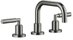 Dornbracht TARA Waschtisch-Dreilochbatterie mit Ablaufgarnitur - Dark Chrome,