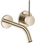 Dornbracht META SLIM Waschtisch-Wand-Einhandbatterie ohne Ablaufgarnitur - Light Gold