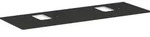 Hansgrohe Xelu Q Konsole, Diamantgrau Matt, 1560x540 mm, 2 mittige Ausschnitte...