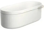 Hansgrohe AXOR Suite Waschbecken & Badewannen Ablage, Brushed Nickel