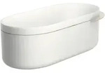 Hansgrohe AXOR Suite Waschbecken & Badewannen Ablage, Edelstahl Optic