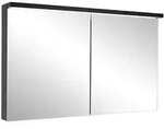 Schneider Spiegelschrank &bdquo;BORDO TW&ldquo; 1195 &times; 731 &times; 178 mm in schwarz matt