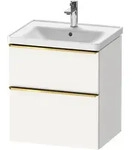 Duravit Waschtischunterschrank wandh&auml;ngend &bdquo;D-Neo&ldquo; 58,4 &times; 62,5 &times; 45,2 cm Wei&szlig;